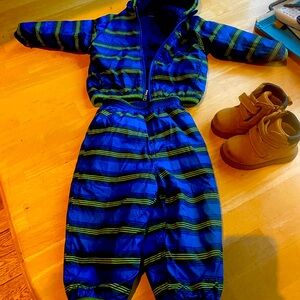 Patagonia toddler snowsuit reversible 18 Months